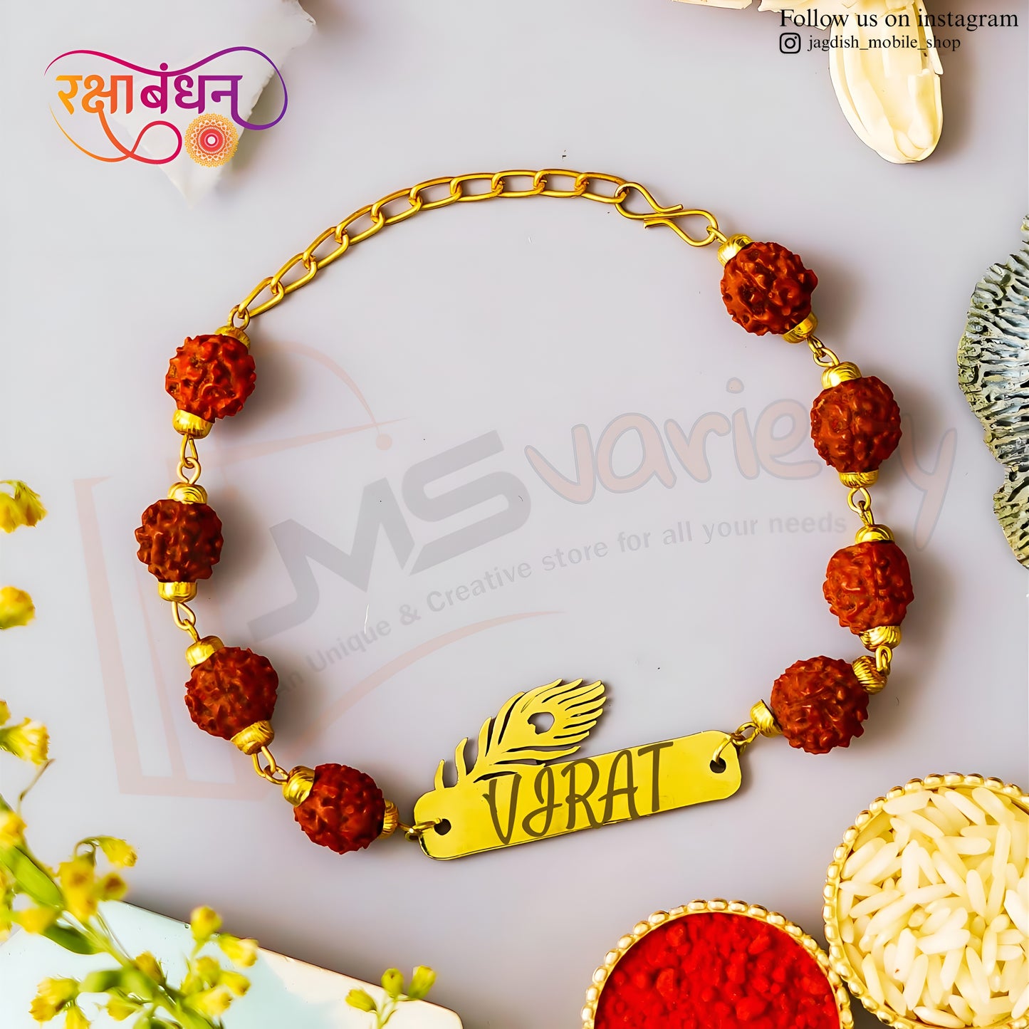 Customized Name Rakhi