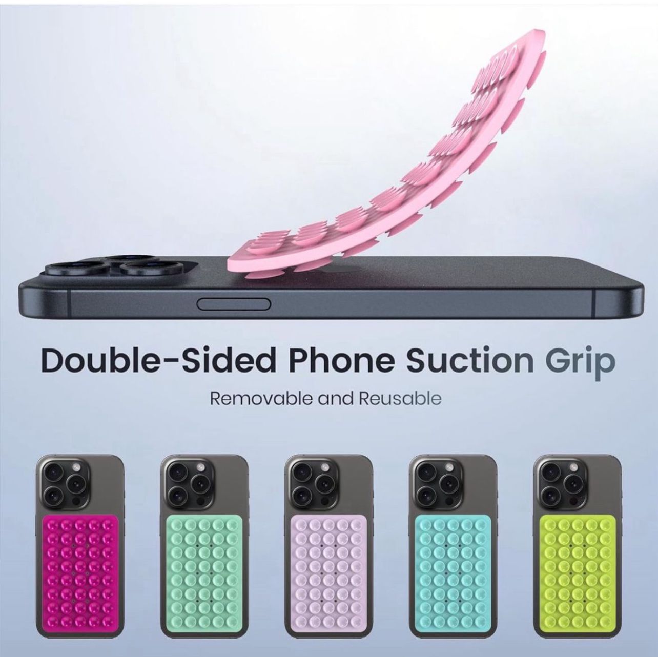 DOUBLE SIDE SILICONE PHONE CASE (4 PCS)