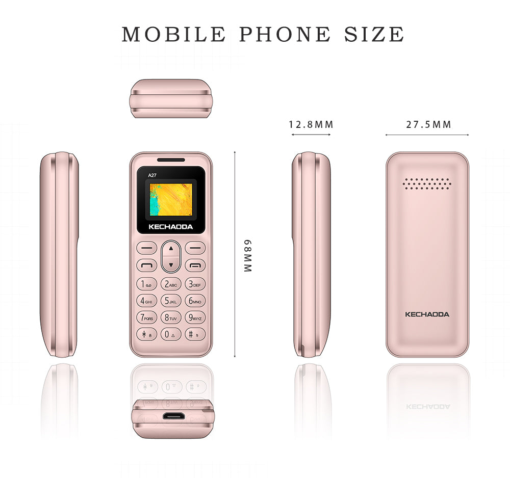 KECHAODA A27 Keypad Dual Sim Mini Mobile Phone