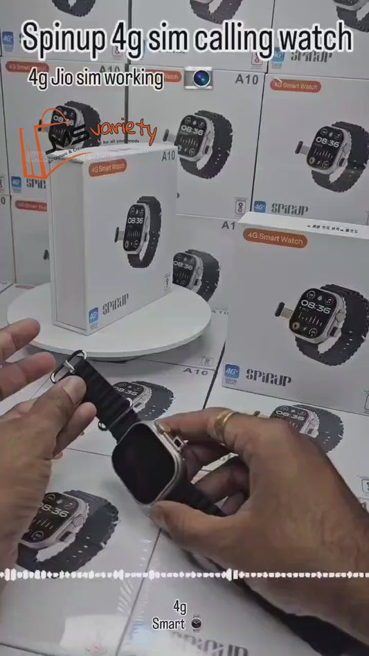 SPINUP-A10 4G Sim Smartwatch