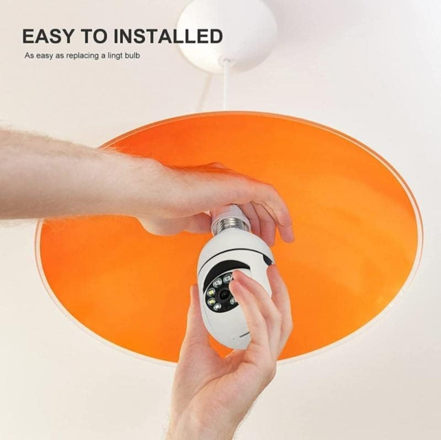 WIFI SMART BULB CAMERA  WITH 360 DEGREE ROTATION