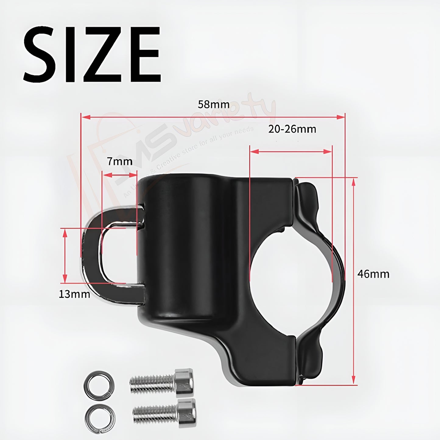 JMS Helmet Lock for Bike & Motorcycle,Universal Helmet Security Lock