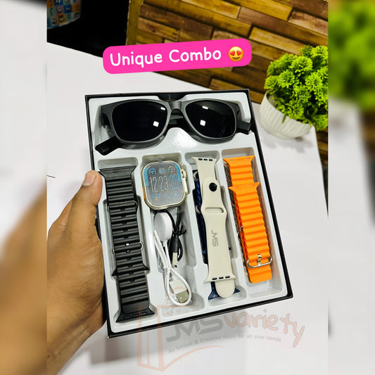 Smart Watch Combo With Smart Goggles