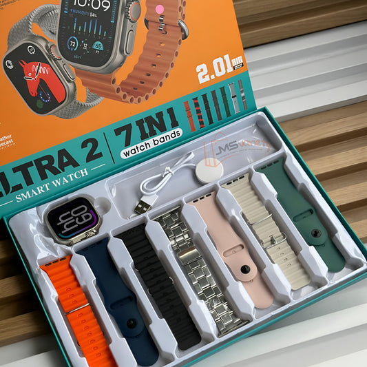 JMS Ultra 2 Smart Watch 7IN1 Combo