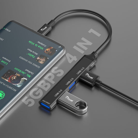 Ticon 4 in 1 USB Hub