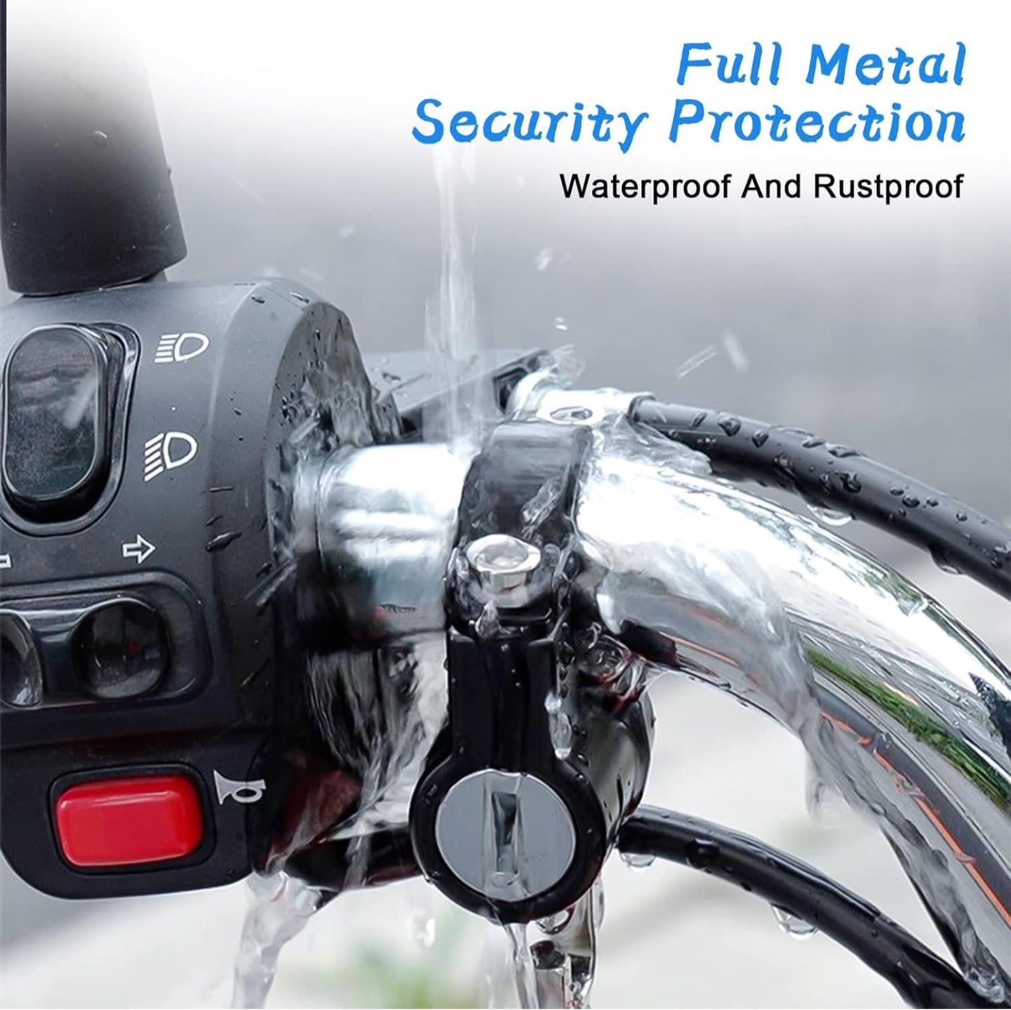 JMS Helmet Lock for Bike & Motorcycle,Universal Helmet Security Lock
