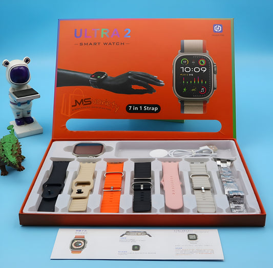 Ultra 2 Smart Watch 7IN1 Combo