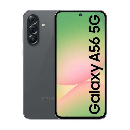 Samsung Galaxy A56 5G (Awesome Graphite) | Metal Frame | Gemini Live | Awesome Intelligence (AI): Circle to Search, Instant Slo-Mo, Auto-Trim, Object Eraser | Flagship Grade Camera