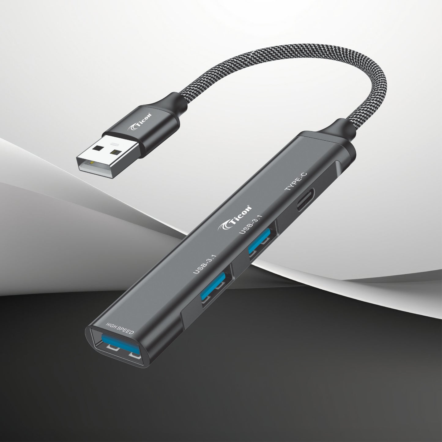 Ticon 4 in 1 USB Hub