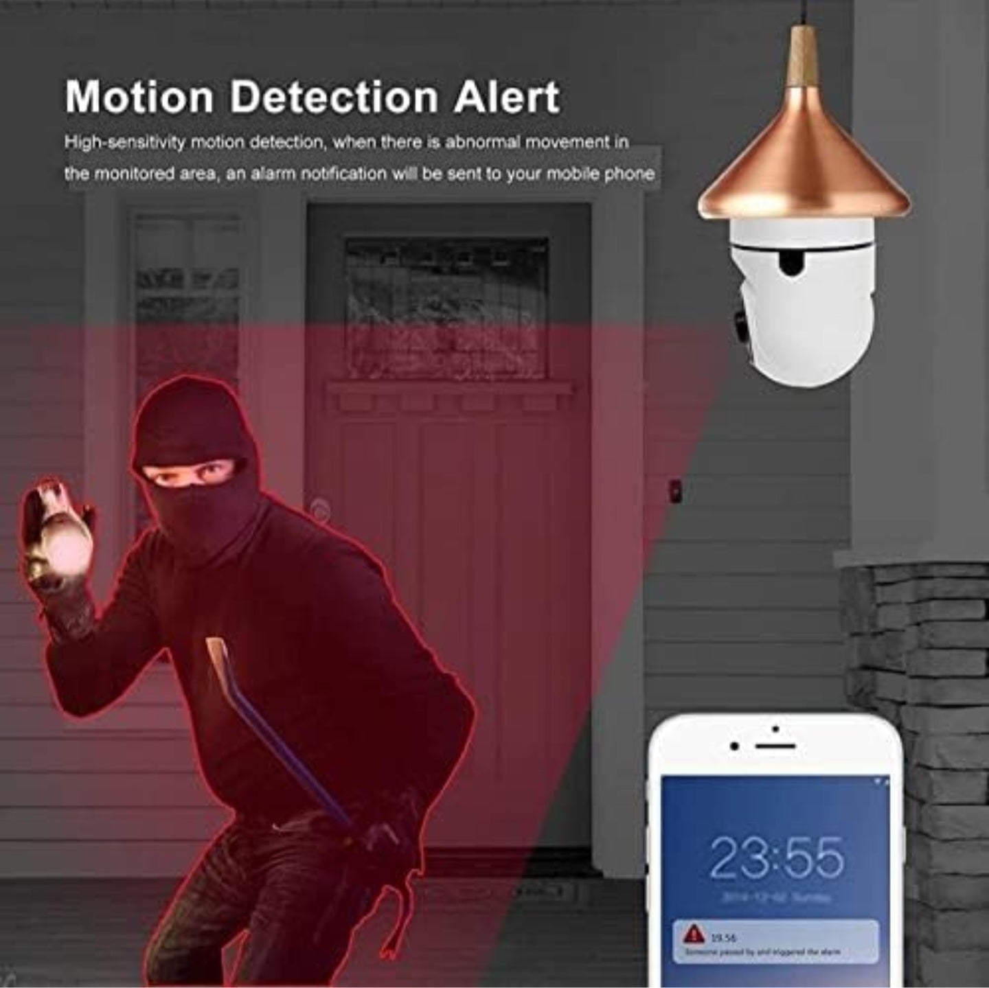 WIFI SMART BULB CAMERA  WITH 360 DEGREE ROTATION
