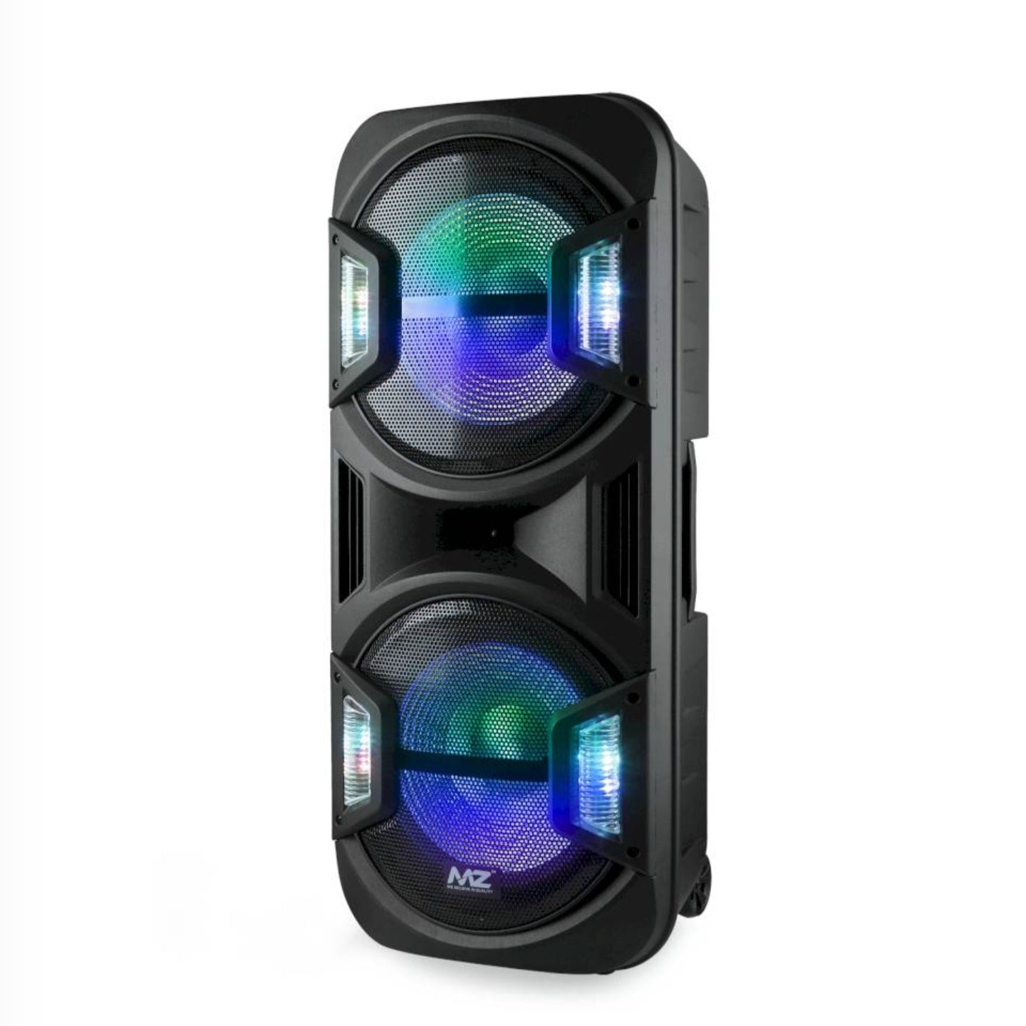 MZ S691 WIRELESS BLUETOOTH SPEAKER Big Size 12*2 With 2 UHF Mic