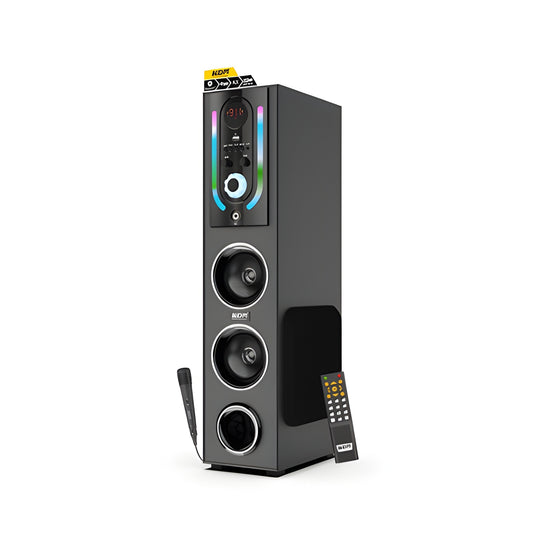 KDM Dj Tower Multimedia Standing Speaker With Vibrant LED Lights